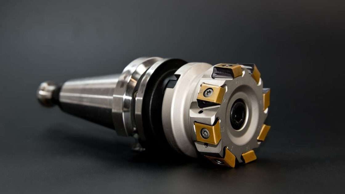 Milling machine finance for a CNC milling head cutting metal