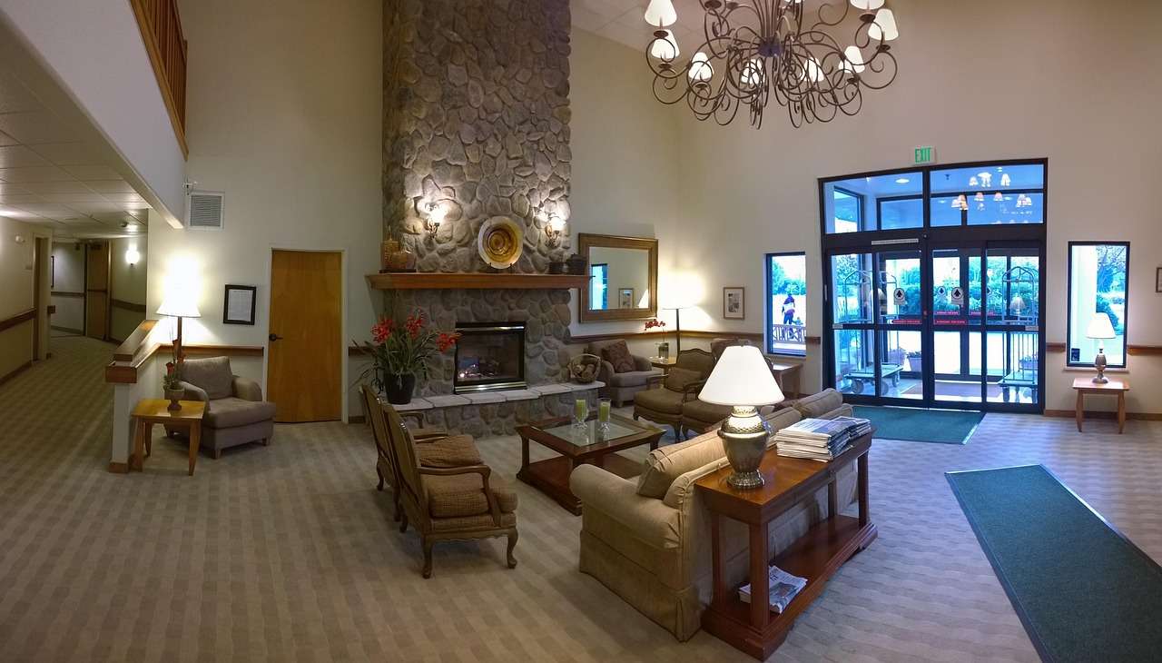 Hotel lobby and reception area, the kind of refit hotels fund with asset finance